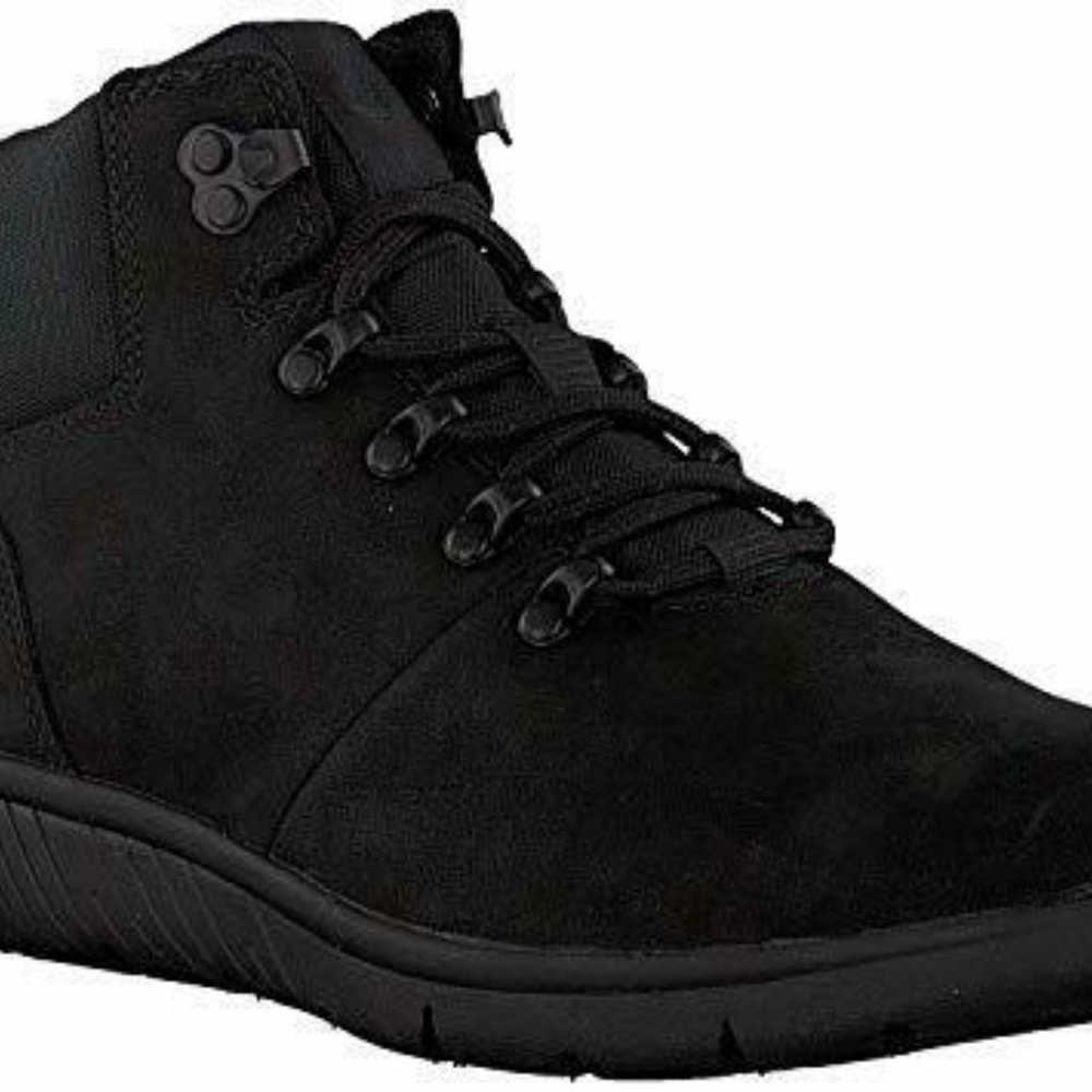 TIMBERLAND MEN'S BOLTERO SHOE HIKER BLACK NUBUCK - Picture 11 of 13